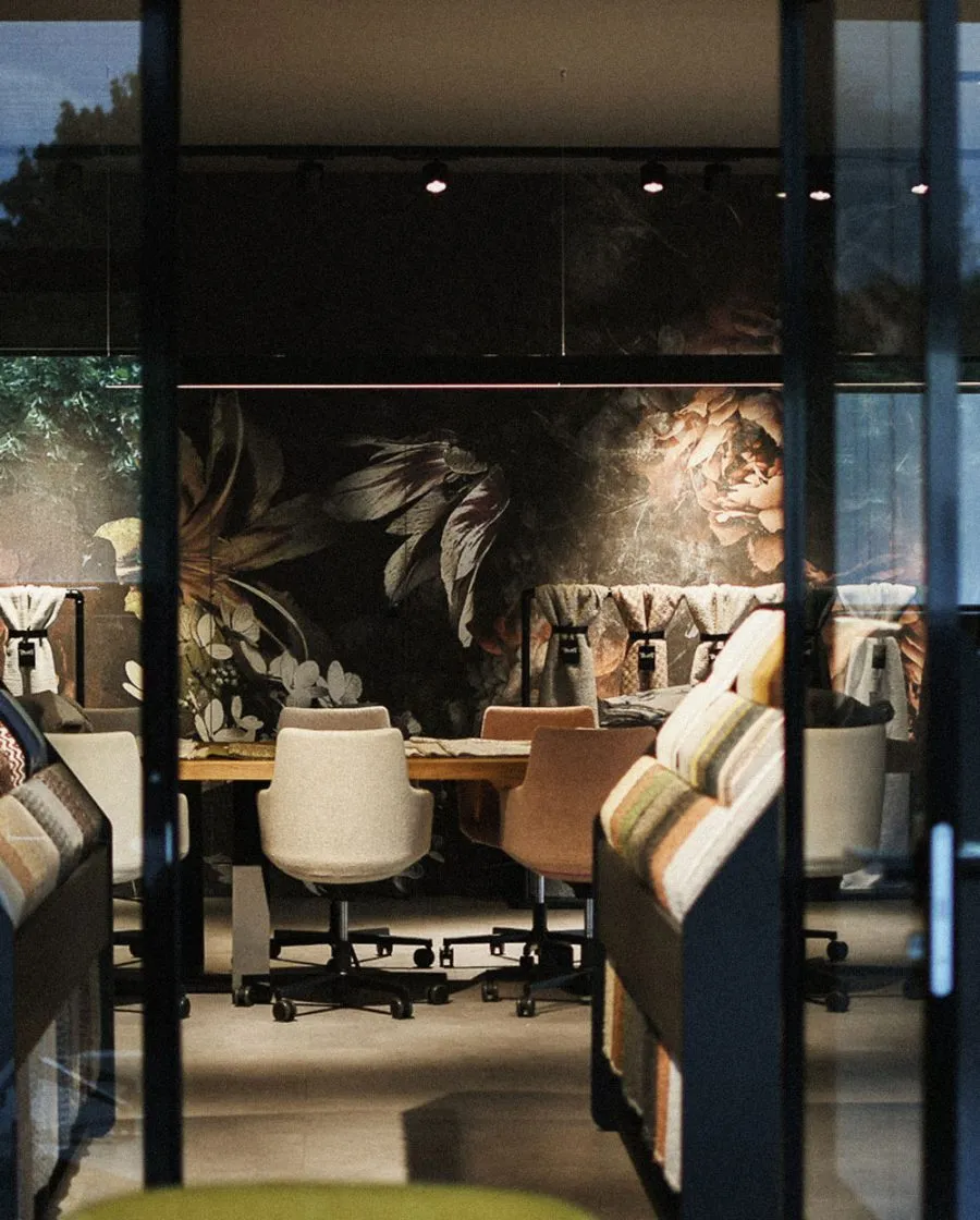 showroom tessuti per arredamento