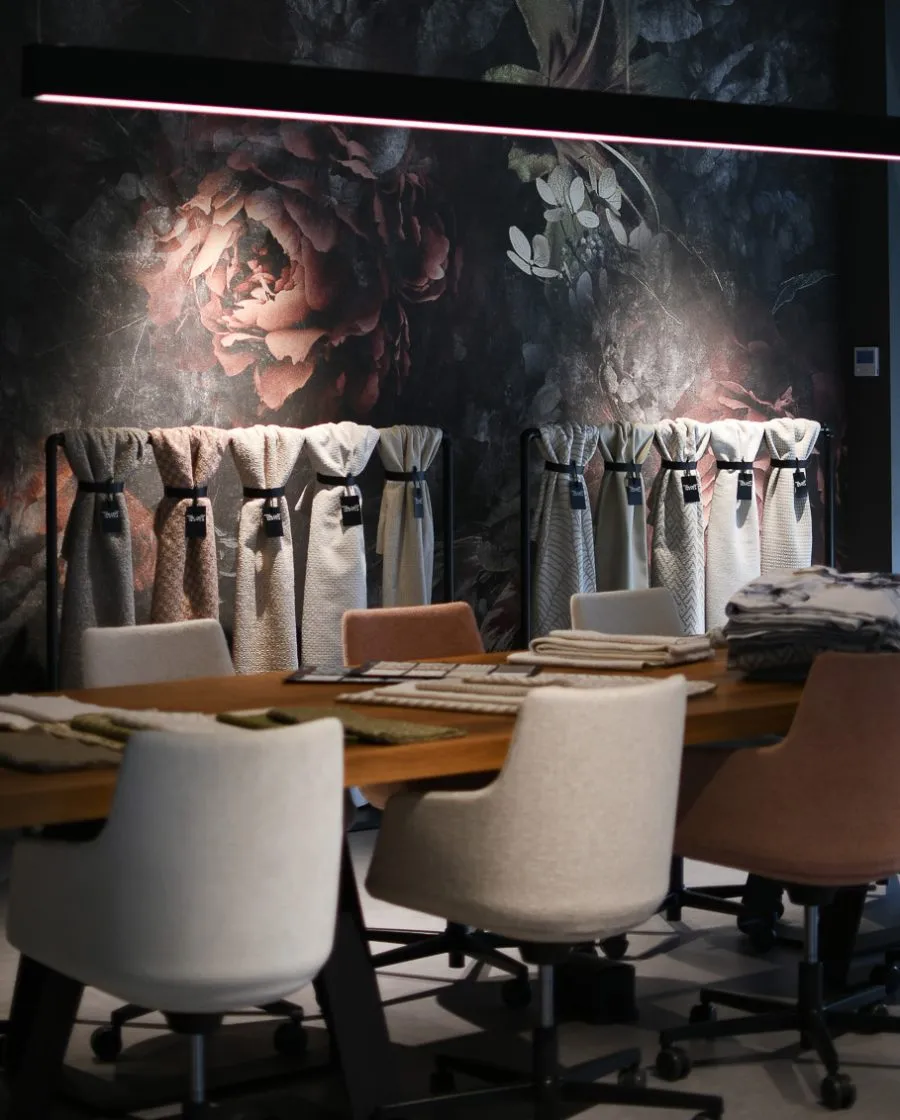 showroom tessuti per arredamento